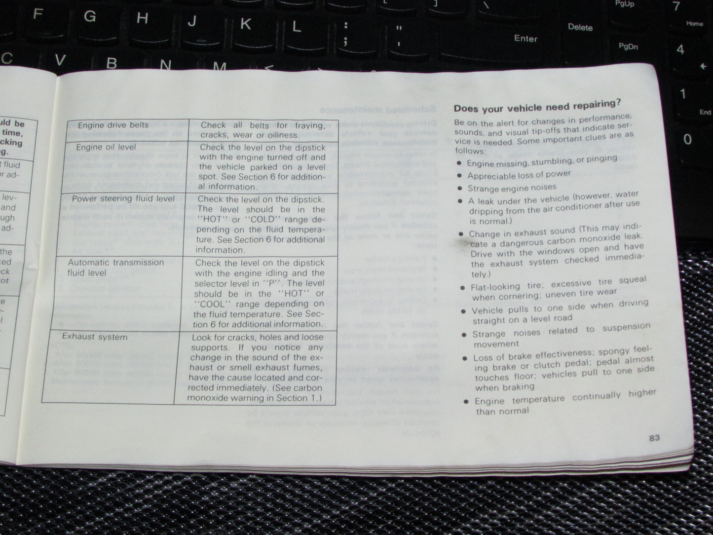 Toyota Celica (1985) Owners Manual