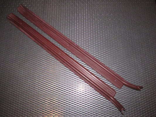 84 85 Mazda RX7 OEM Door Sills Cover - Set