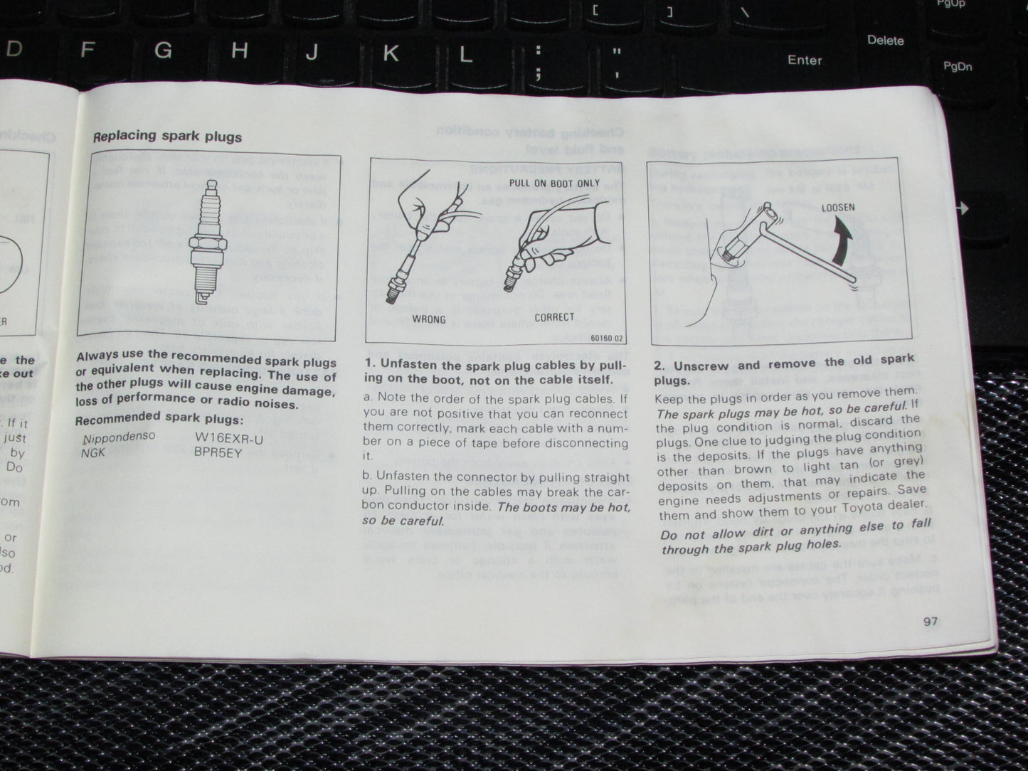 Toyota Celica (1985) Owners Manual
