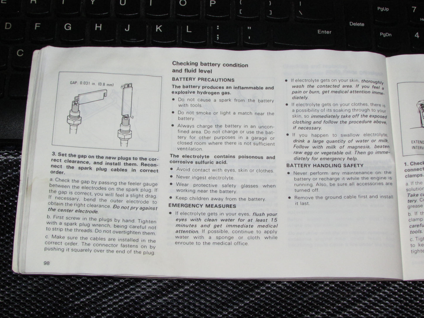 Toyota Celica (1985) Owners Manual