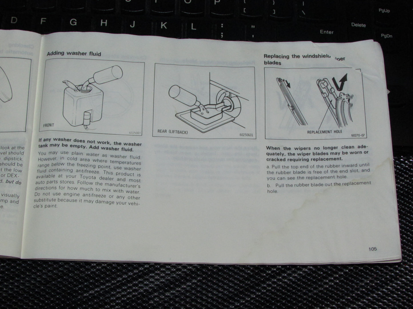 Toyota Celica (1985) Owners Manual