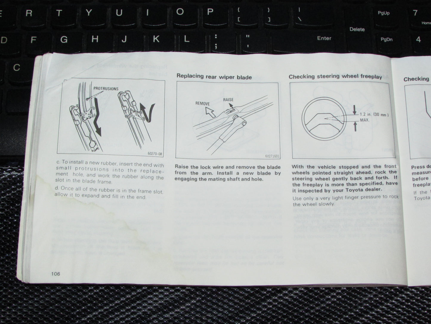 Toyota Celica (1985) Owners Manual