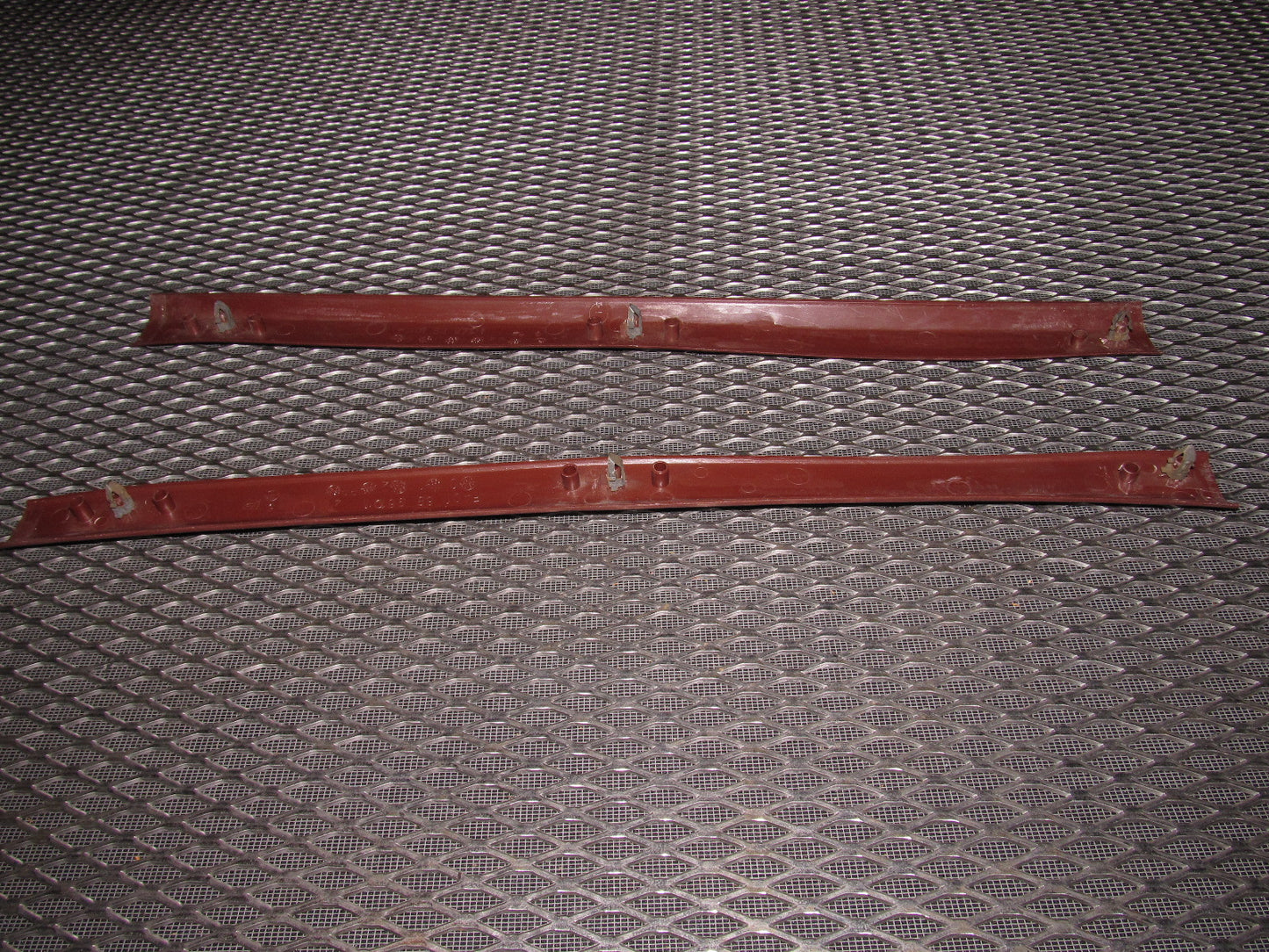 84 85 Mazda RX7 OEM Headliner Side Railing Trim Cover Set