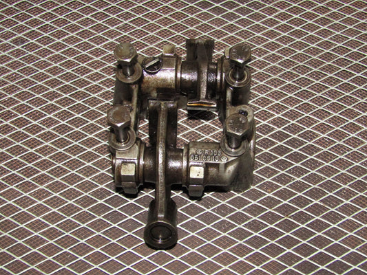 86-93 Mercedes Benz 300E OEM Camshaft Bearing Cap & Rocker Arm #2