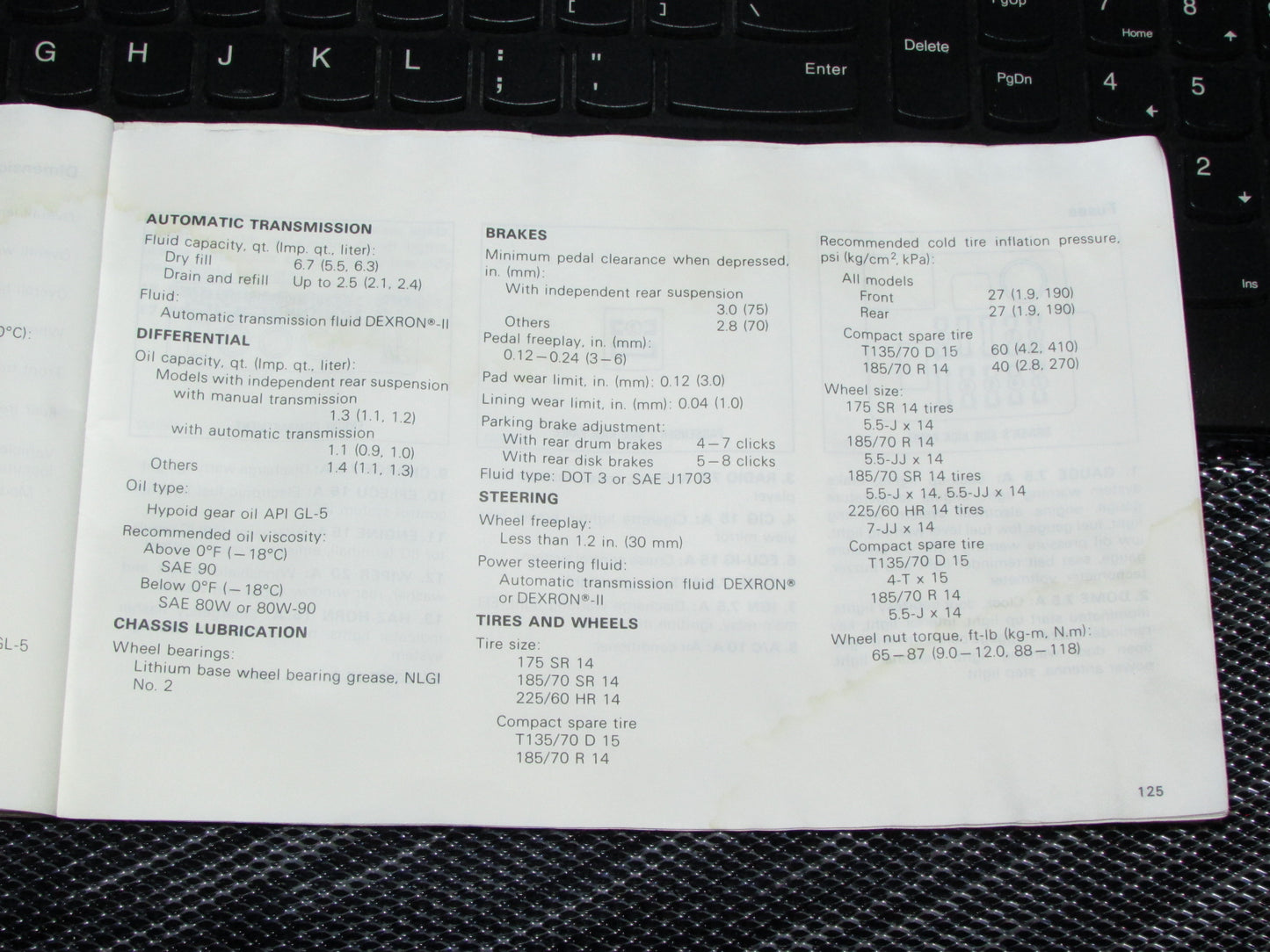 Toyota Celica (1985) Owners Manual