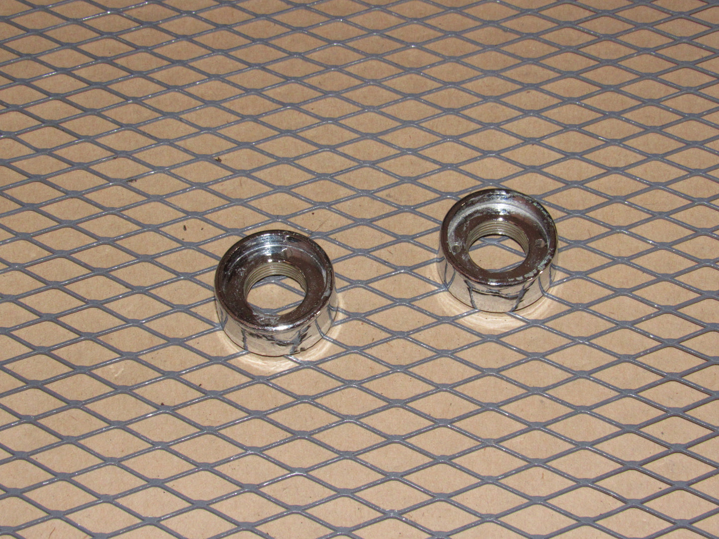 79 81 82 Datsun 280zx OEM Power Mirror Switch Chrome Lock Ring