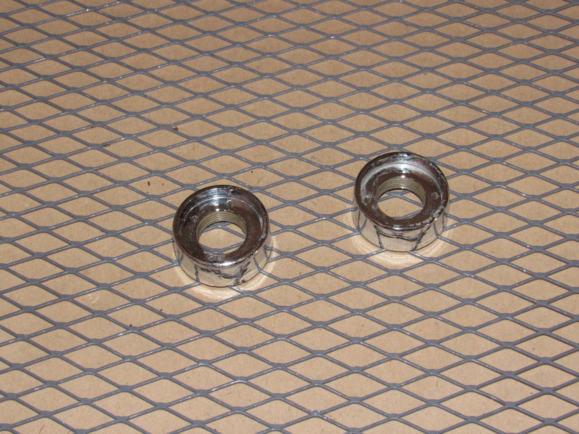 79 81 82 Datsun 280zx OEM Power Mirror Switch Chrome Lock Ring