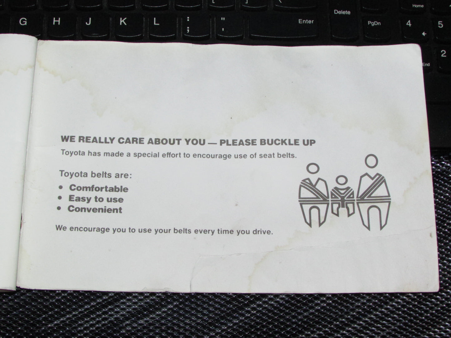 Toyota Celica (1985) Owners Manual