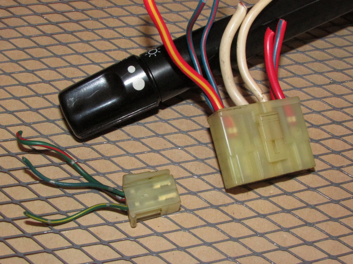 90 91 Honda CRX OEM Headlight & Turn Signal Switch Pigtail Harness Connector