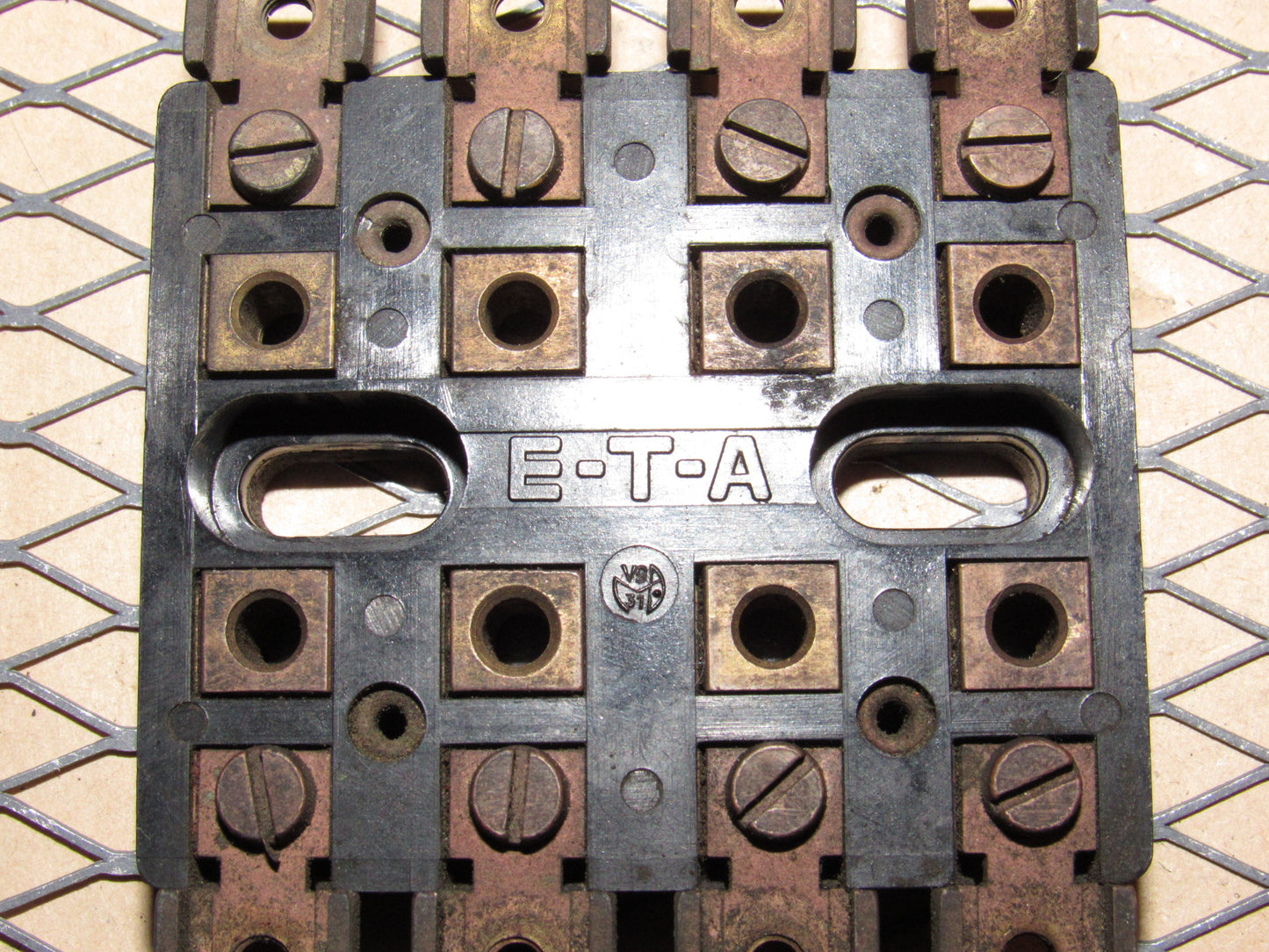 77-95 Mercedes Benz T1 Van OEM ETA Circuit Breaker Fuse Holder Distribution Block