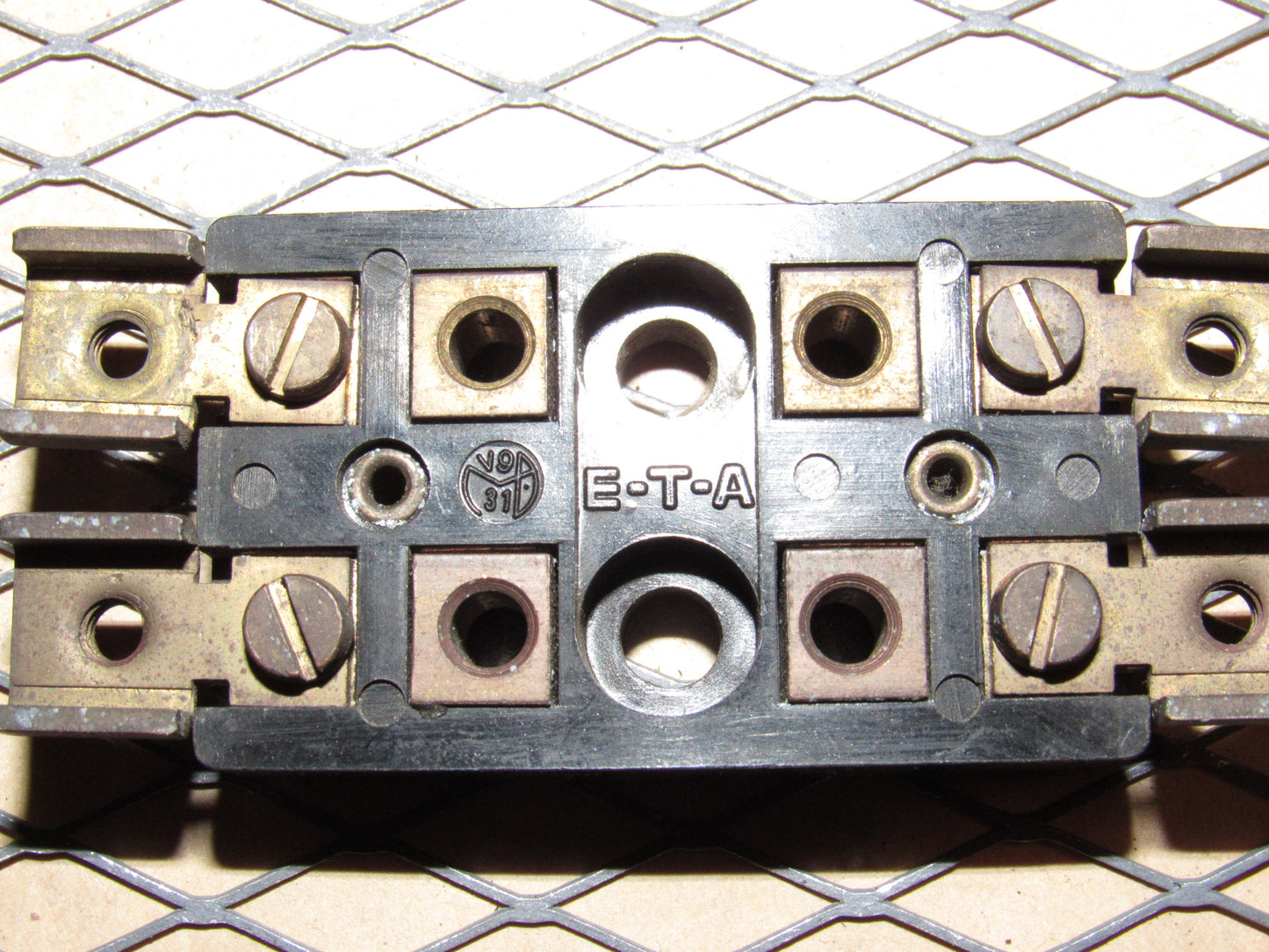 77-95 Mercedes Benz T1 Van OEM ETA Circuit Breaker Fuse Holder Distribution Block