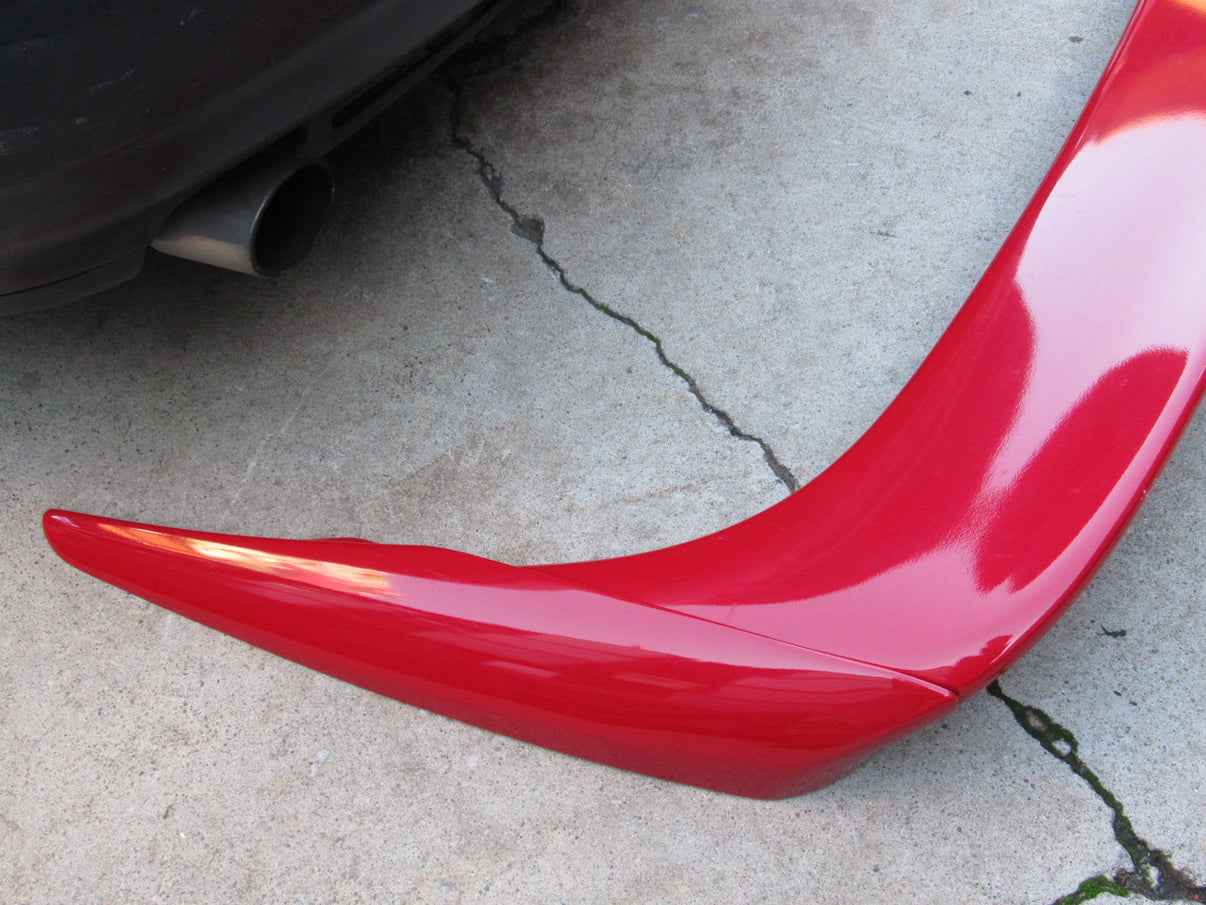 86-89 Toyota MR2 AW15 Rear Trunk Lid Spoiler Wing w Brake Light Assy RED OEM