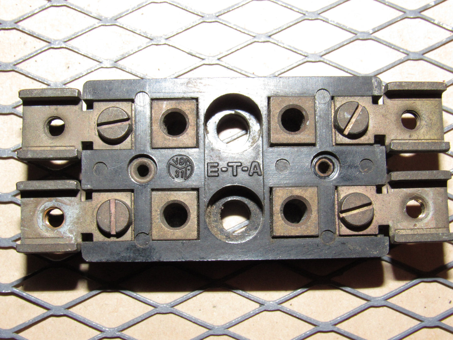 77-95 Mercedes Benz T1 Van OEM ETA Circuit Breaker Fuse Holder Distribution Block