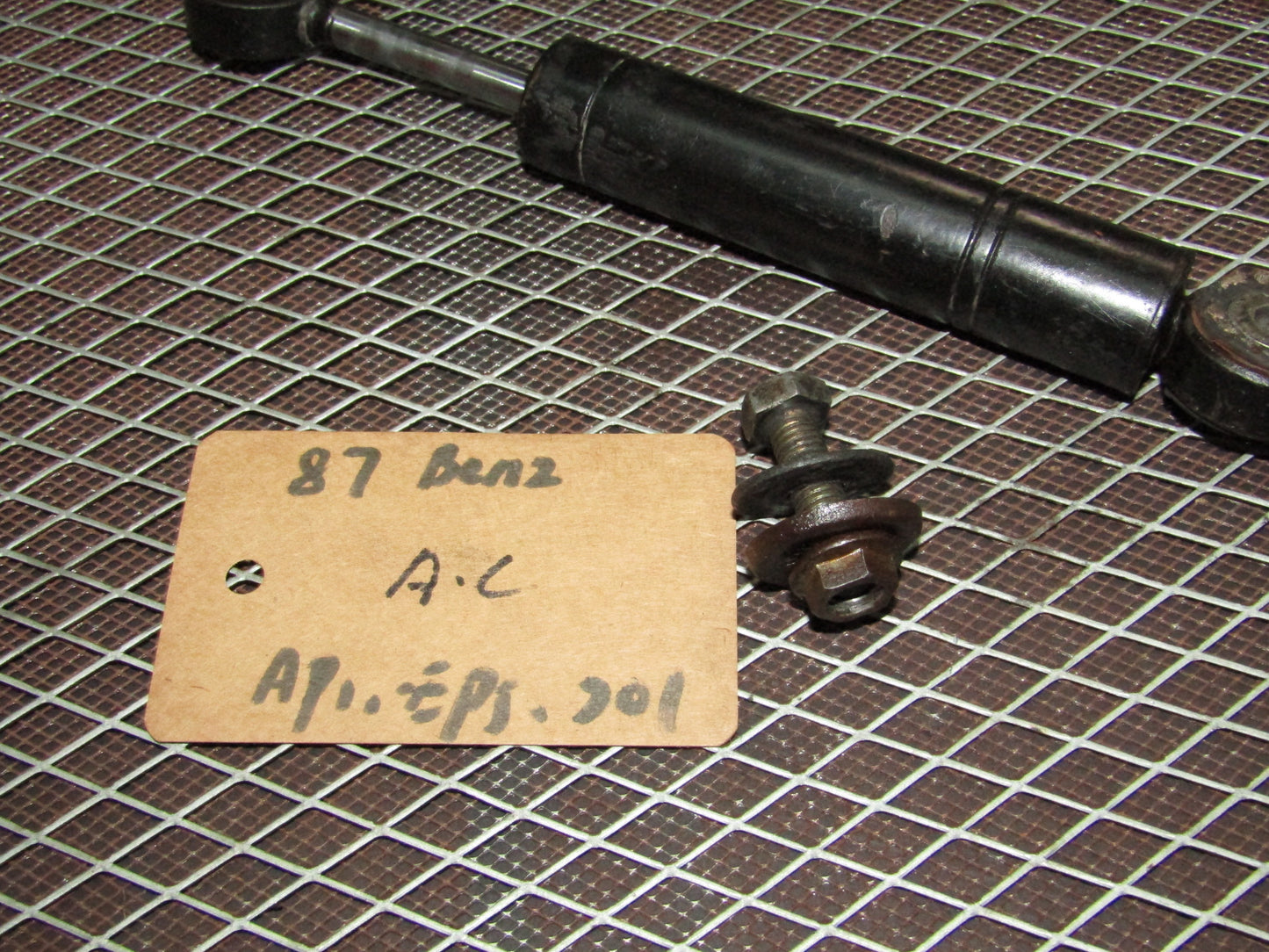 86-93 Mercedes Benz 300E 3.0L OEM A/C Compressor Tensioner & Pulley Shock