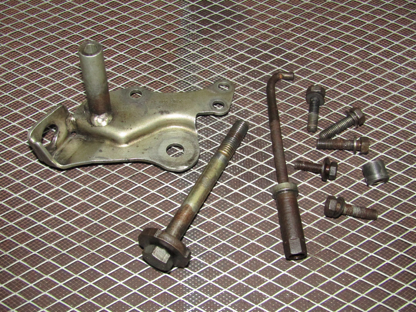 86-93 Mercedes Benz 300E 3.0L OEM Engine Accessories Belt Tensioner Bracket