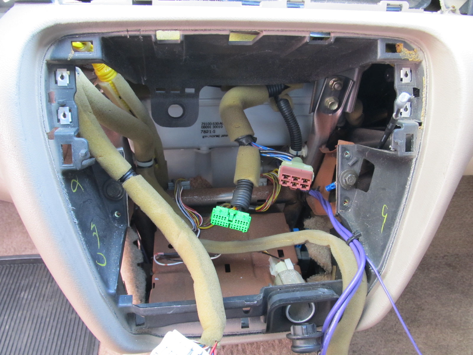 97 98 99 00 01 Honda Prelude OEM Climate Control Unit Pigtail Harness ...