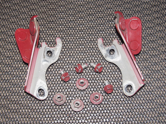 91 92 93 94 95 Toyota MR2 OEM Engine Bay Cover Lid Hinges Set