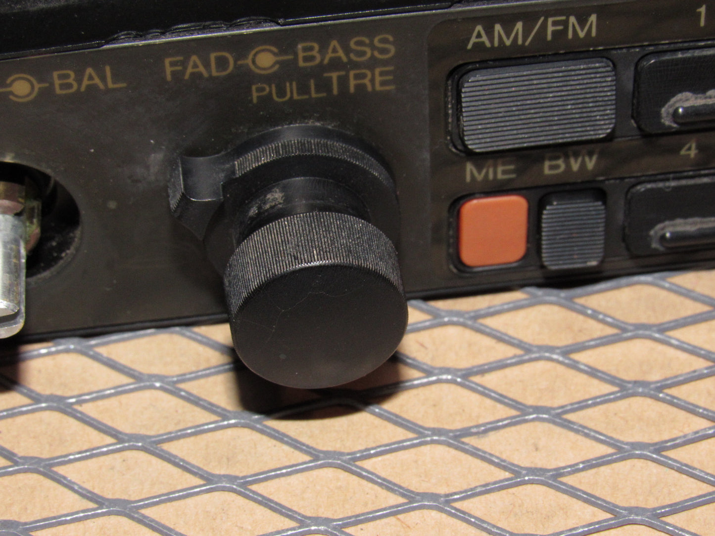 86 87 88 Mazda RX7 OEM Stereo Radio Bass Treble Switch Knob