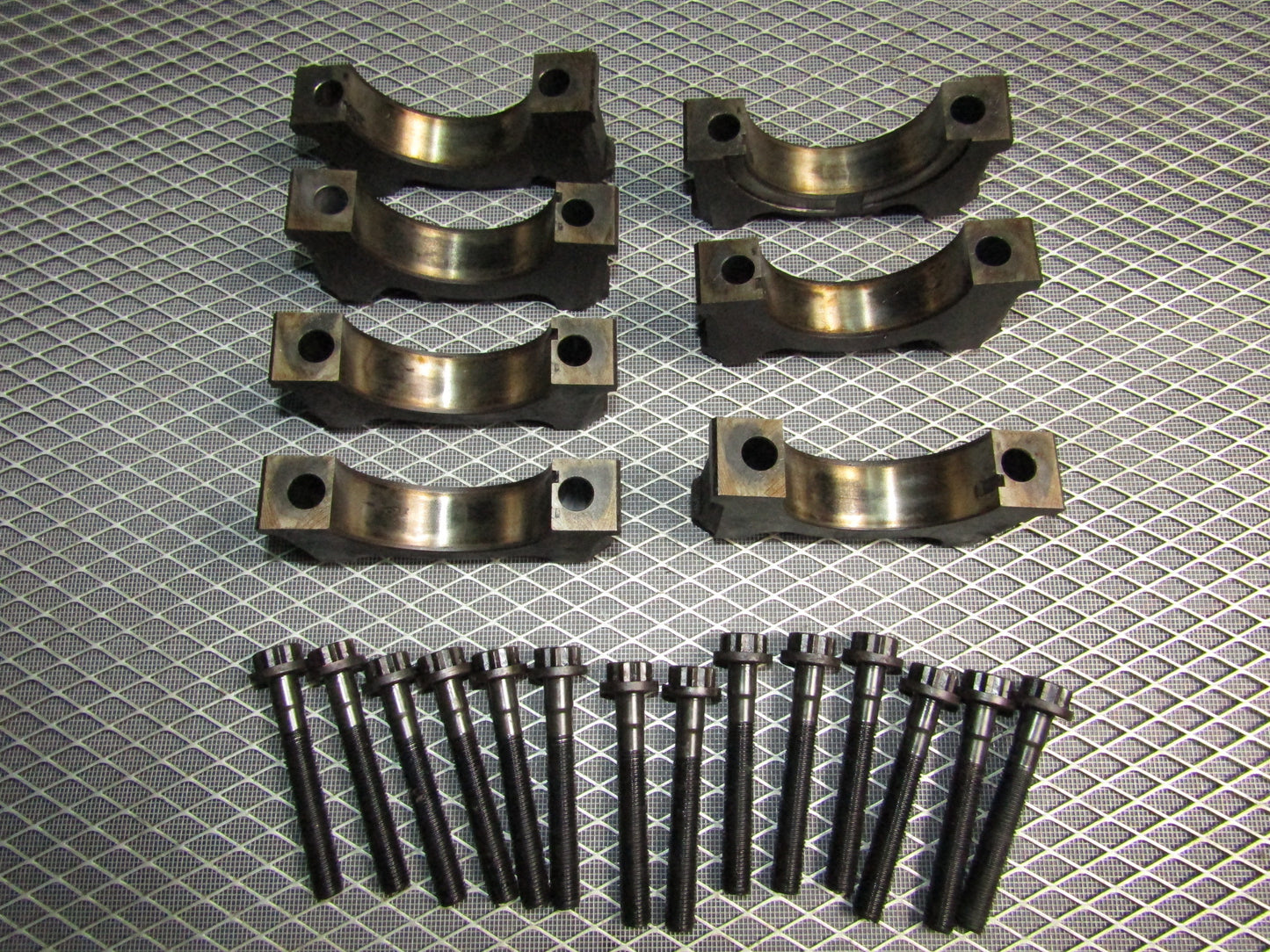 1991 Toyota Crown 2JZ-GE None VVti OEM Engine Crankshaft Bearing Cap Set