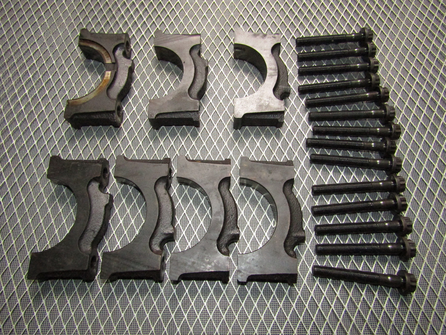 1991 Toyota Crown 2JZ-GE None VVti OEM Engine Crankshaft Bearing Cap Set