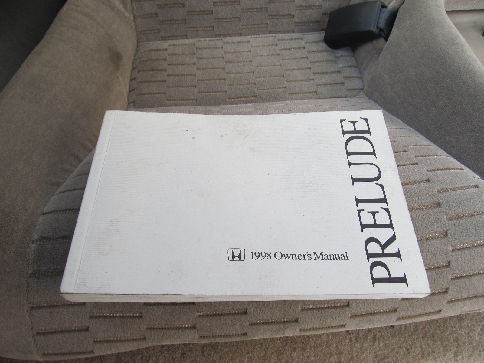 98 Honda Prelude Factory Owner's Manual