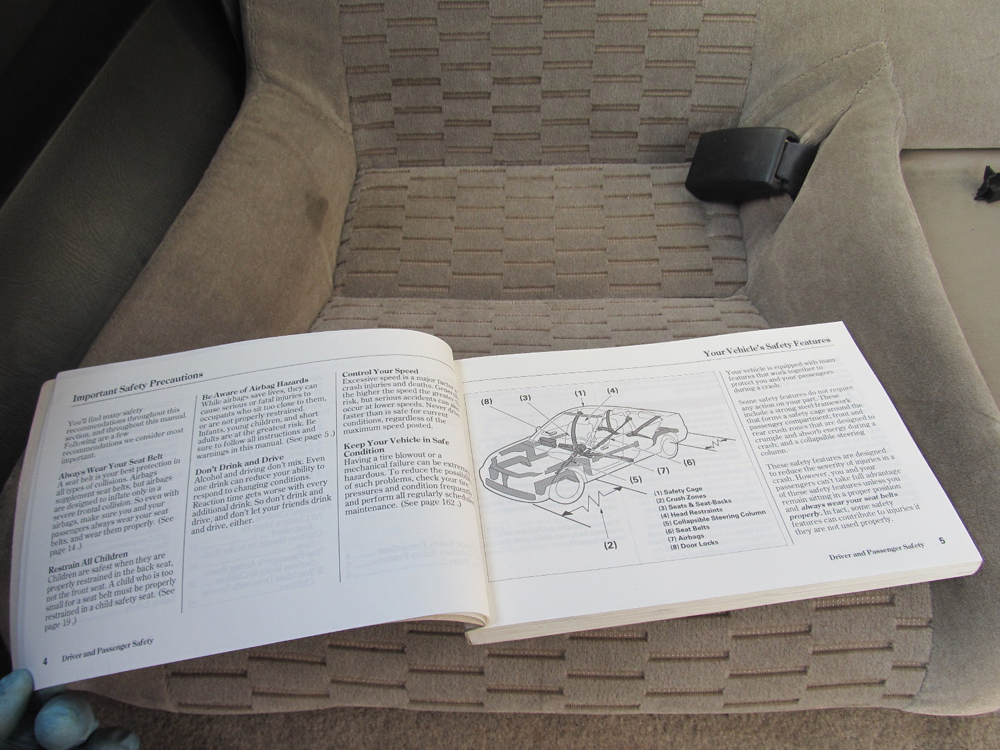 98 Honda Prelude Factory Owners Manual