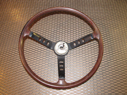 70 71 72 73 Datsun 240z OEM Steering Wheel - Rosewood