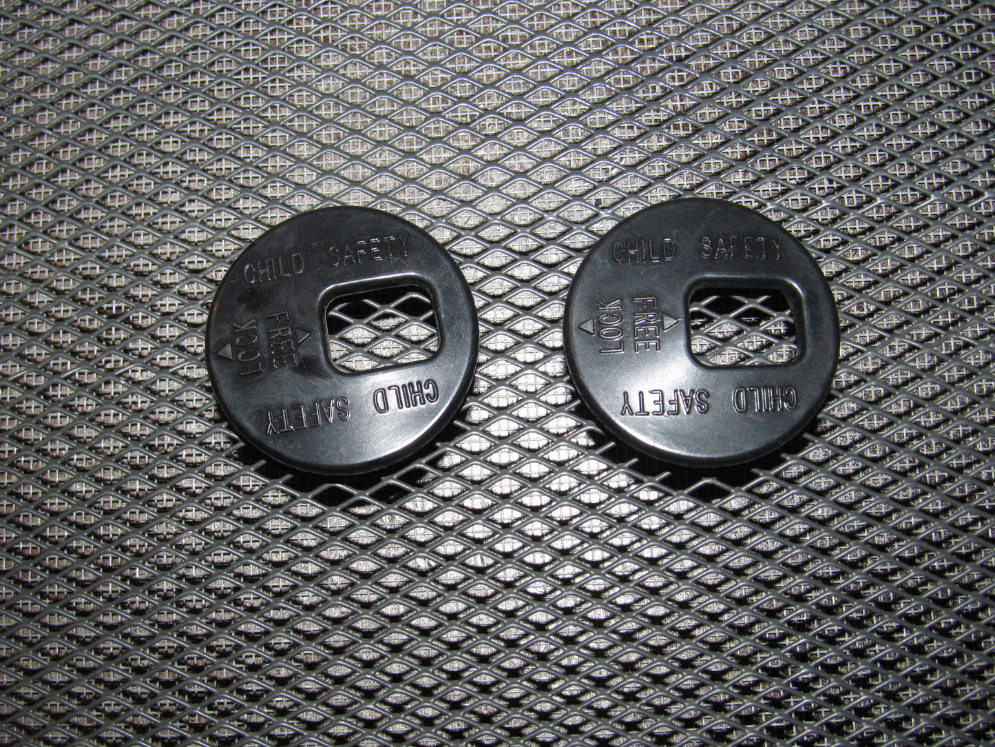 03 04 Infiniti G35 OEM Sedan Rear Child Safety Lock Bezel Cover
