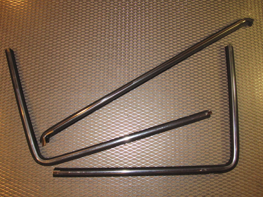 72 73 Datsun 240z OEM Rear Hatch Windshield Moulding Trim Set