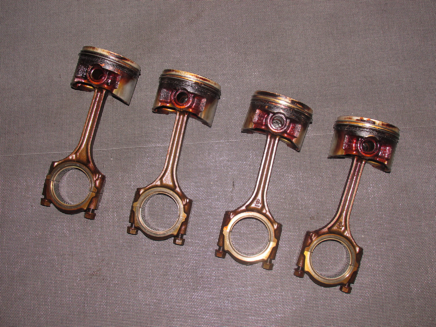 96 97 98 99 00 Honda Civic OEM Piston & Piston Rod Set - D16Y8 Vtec