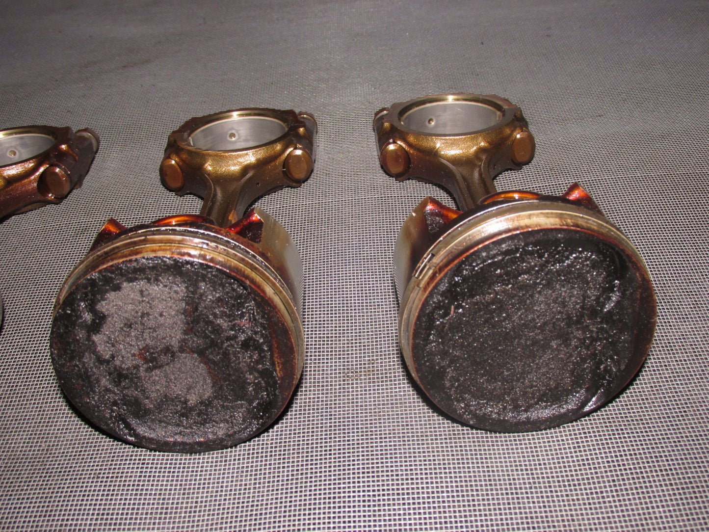 96 97 98 99 00 Honda Civic OEM Piston & Piston Rod Set - D16Y8 Vtec