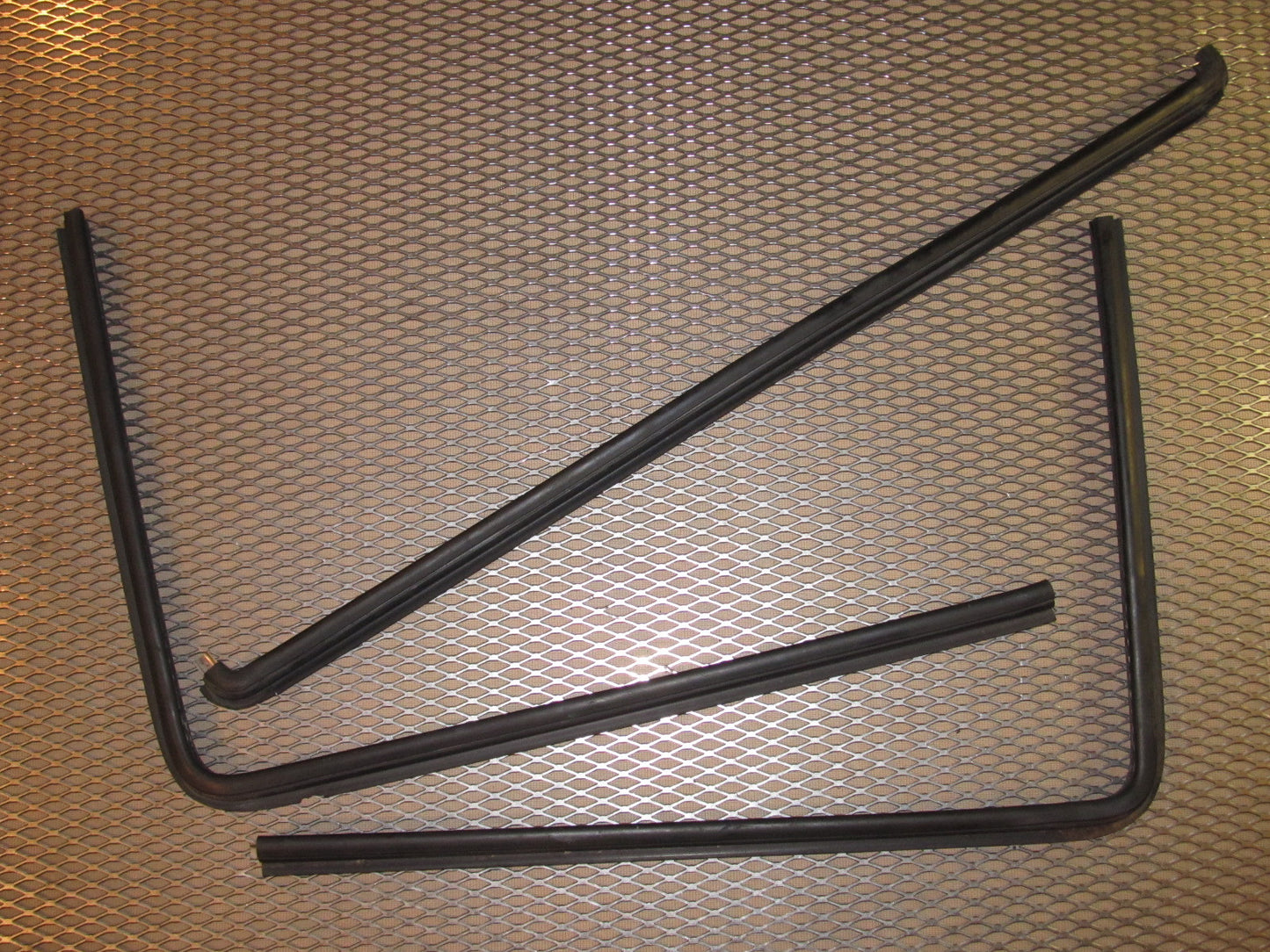 72 73 Datsun 240z OEM Rear Hatch Windshield Moulding Trim Set