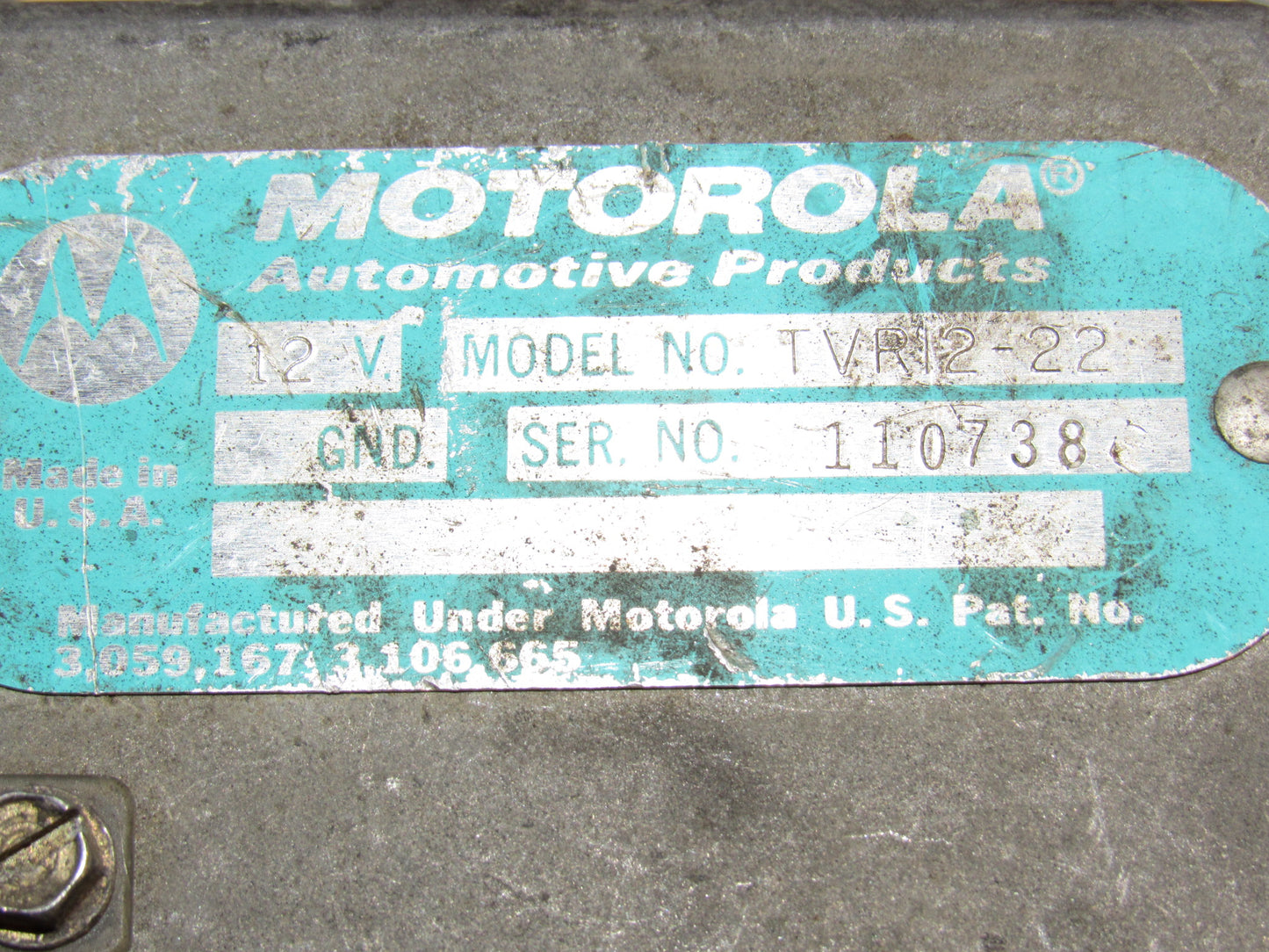 77-95 Mercedes Benz T1 Van OEM Voltage Regulator TVR-12-22