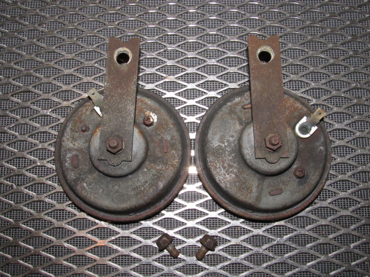 84 85 Mazda RX7 OEM Exterior Horn - Set