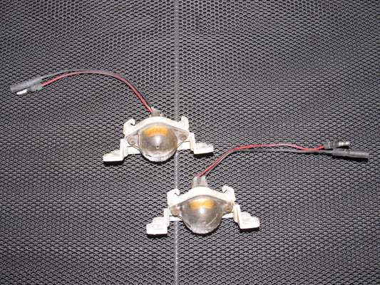88 89 Honda CRX OEM Rear License Plate Light Lamp Set