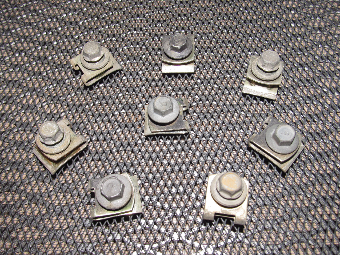 81-83 Mazda RX7 OEM Front Bumper Lower Skirt Mounting Retainer & Bolt