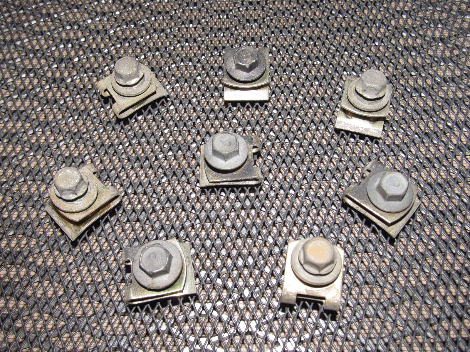 81-83 Mazda RX7 OEM Front Bumper Lower Skirt Mounting Retainer & Bolt