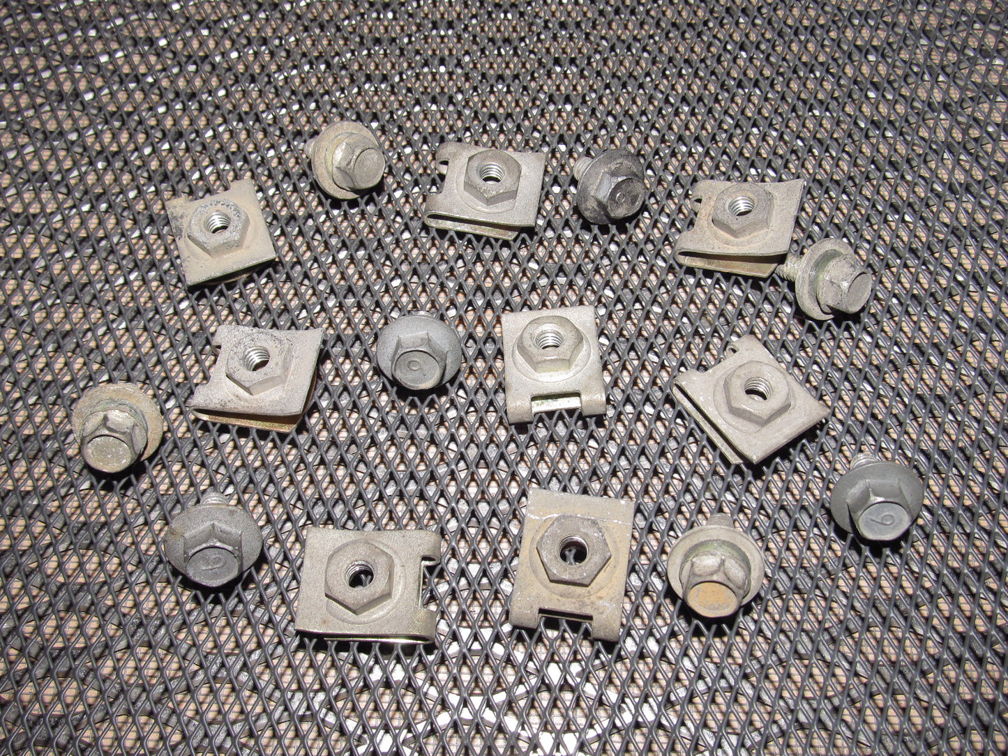 81-83 Mazda RX7 OEM Front Bumper Lower Skirt Mounting Retainer & Bolt