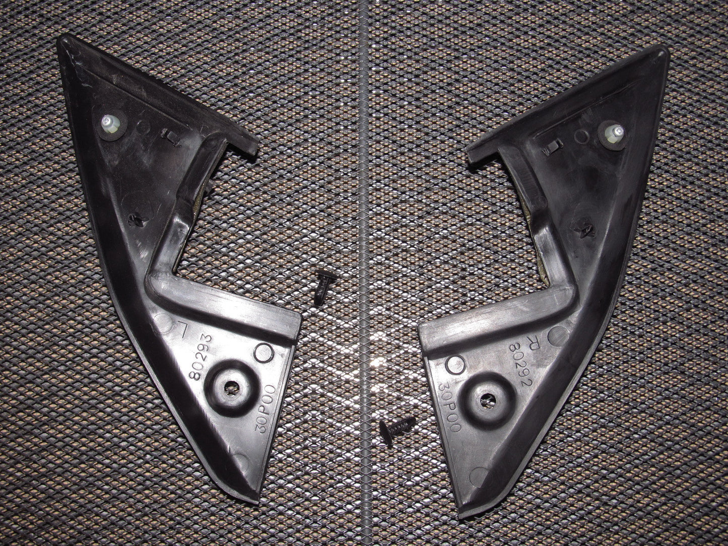 90-96 Nissan 300zx OEM Interior Door Mirror Trim Cover - Set