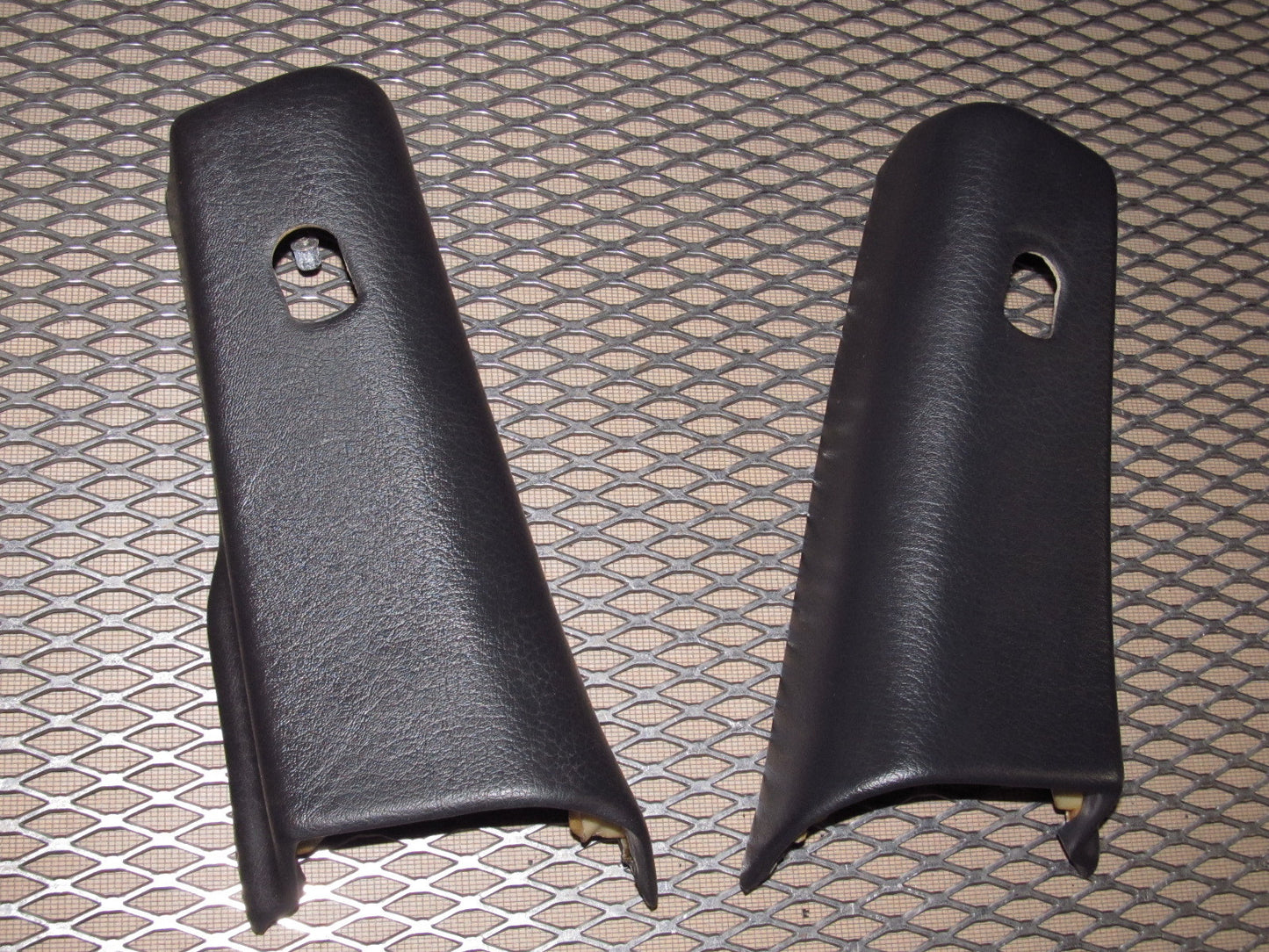 90-96 Nissan 300zx OEM Interior Door Seat Belt Cover Panel - Set