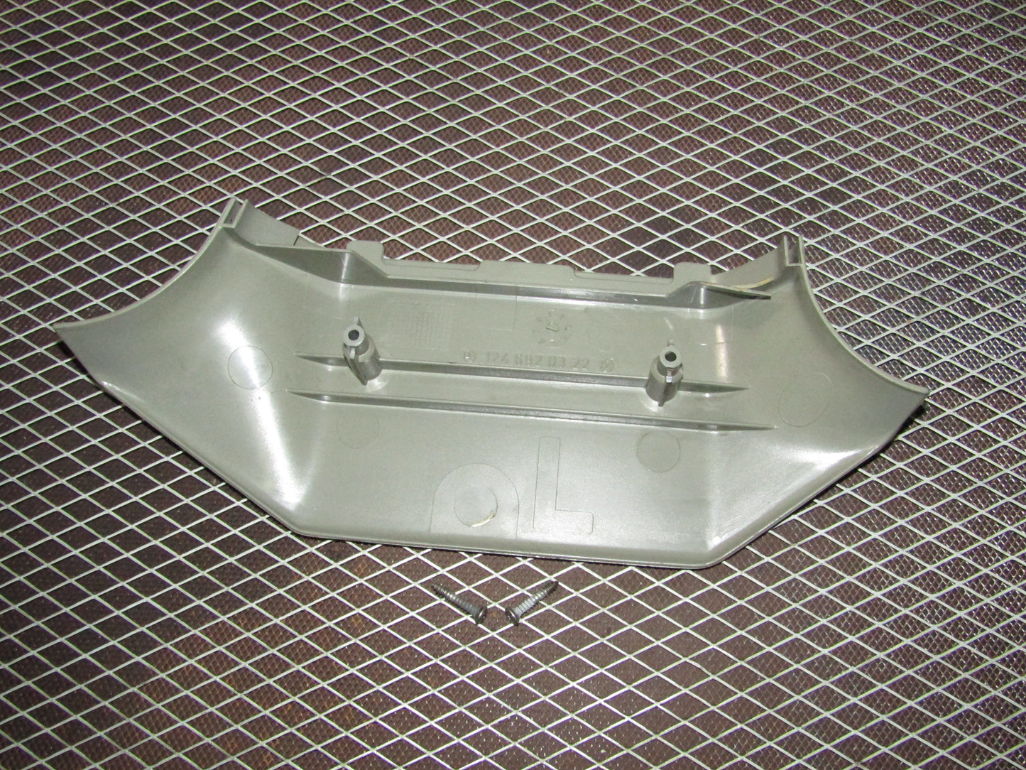 86-93 Mercedes Benz 300E OEM Front Seat Belt Pillar Lower Trim Cover - Left