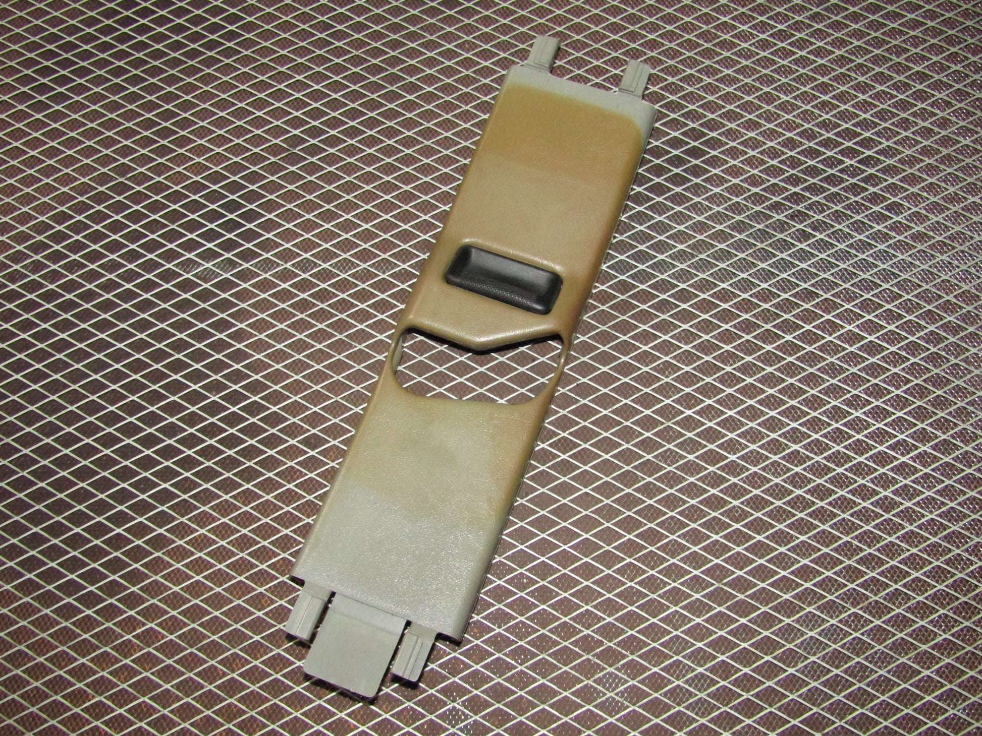 86-93 Mercedes Benz 300E OEM Front Seat Belt Height Adjuster Trim Cover Panel - Left