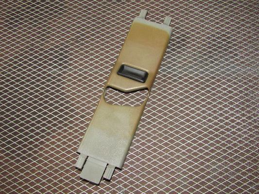 86-93 Mercedes Benz 300E OEM Front Seat Belt Height Adjuster Trim Cover Panel - Left