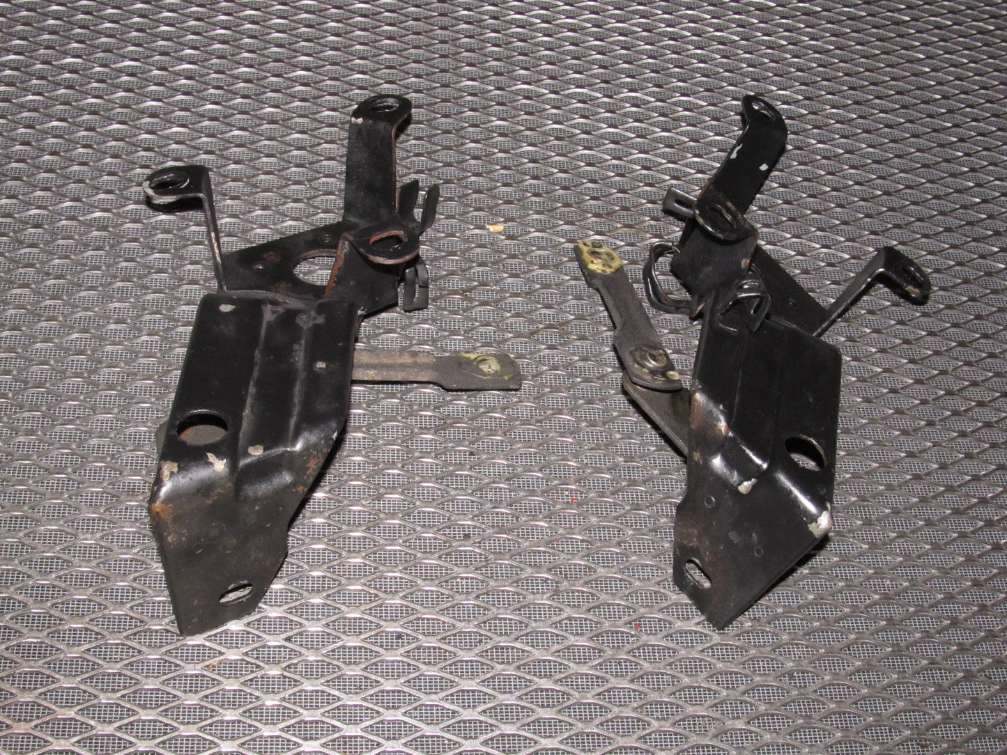 84 85 Mazda RX7 OEM Headlight Motor Bracket Set