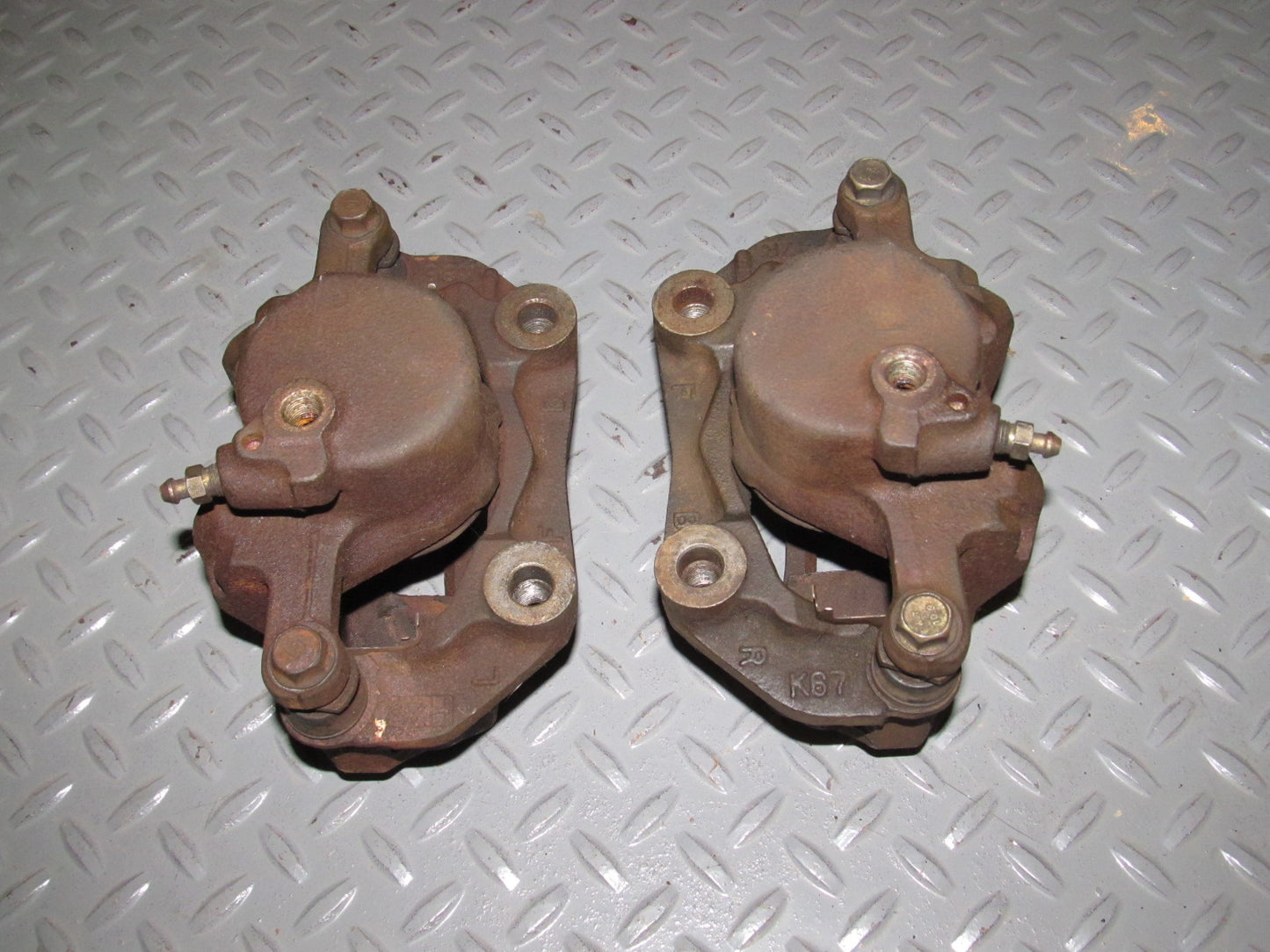84 85 86 Nissan 300zx OEM Front Brake Caliper & Hardware