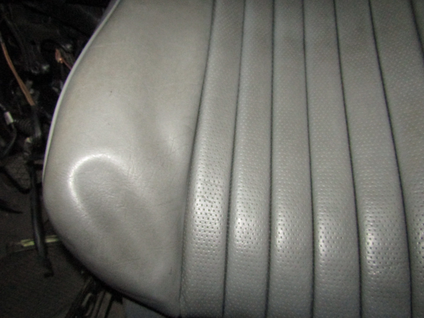 86-93 Mercedes Benz 300E OEM Front Back Seat Leather Skin Cover - Left