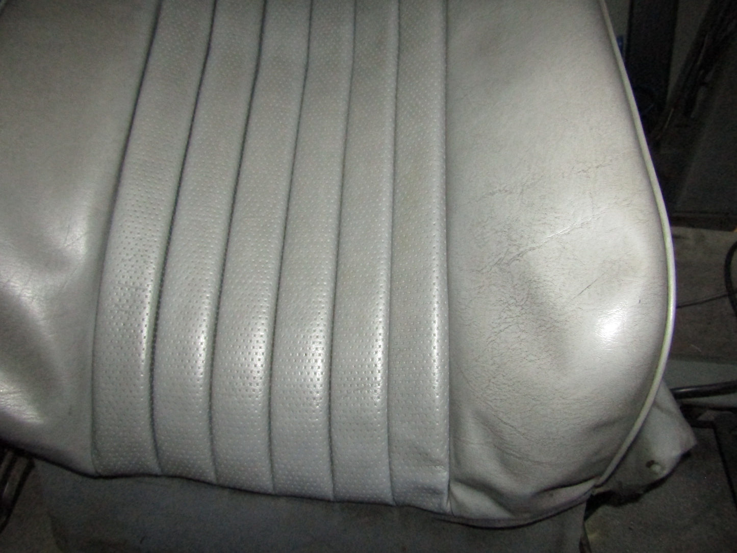 86-93 Mercedes Benz 300E OEM Front Back Seat Leather Skin Cover - Left