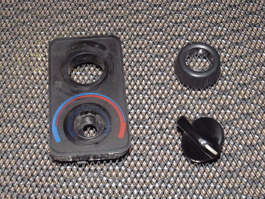 90 91 92 93 Acura Integra OEM A/C Heater Control Bezel & Switch Knob