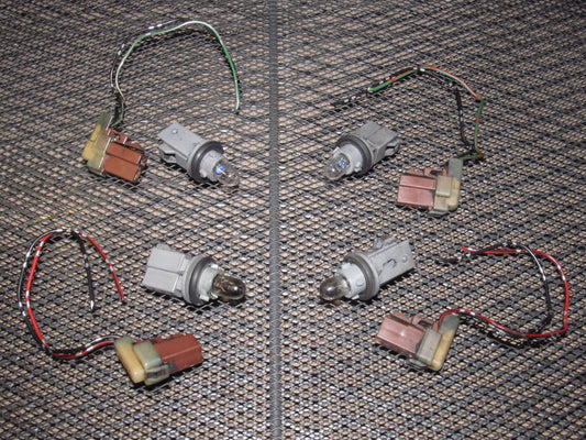 90 91 92 93 Acura Integra OEM Corner Turn Signal Light Bulb Socket - Set