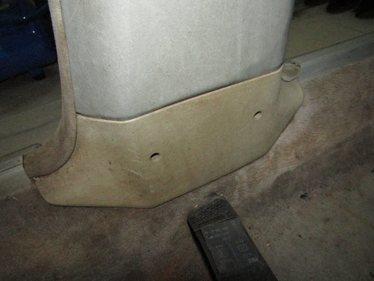 86-93 Mercedes Benz 300E OEM Front Seat Belt Pillar Lower Trim Cover - Right